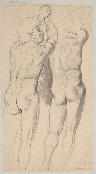 Two Studies of a Male Nude 1872