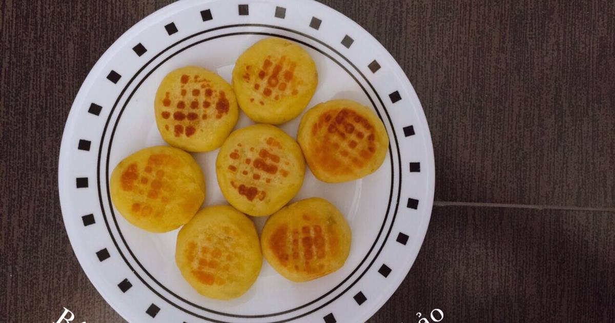Bánh khoai lang phô mai áp chảo - bé ăn dặm