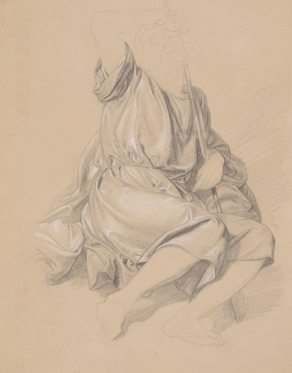 Study of Jacobs robes for the painting The Immaculate Conception of the Blessed