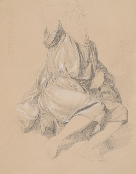 Study of Jacobs robes for the painting The Immaculate Conception of the Blessed