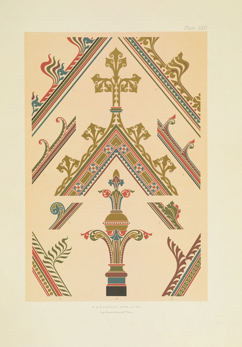 Polychromatic decoration as applied to buildings in the mediæval styles Pl26 188