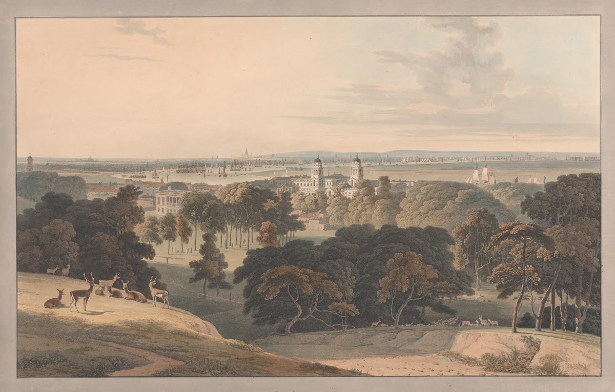 London from Greenwich Park 1804