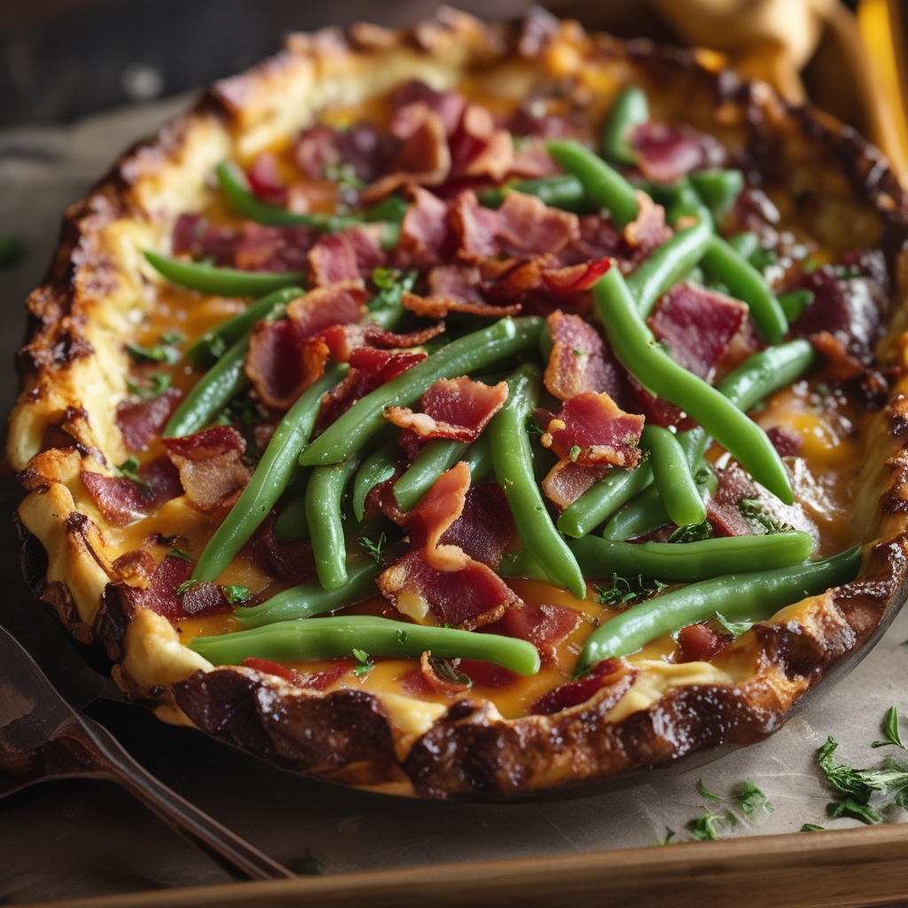 Bacon Loaded Green Bean Casserole - Easy Crowd-Pleasing Side Dish