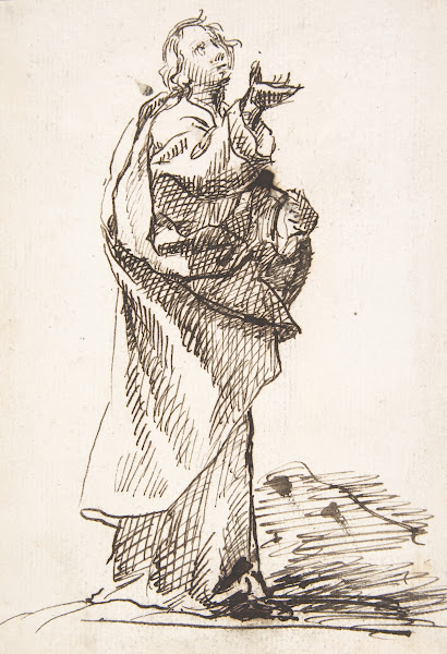 Standing Saint ca 17001750