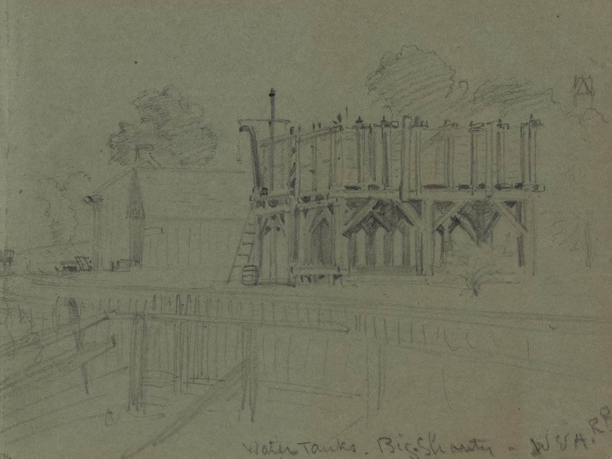 Water tanks Big Shanty W  ARR 1864
