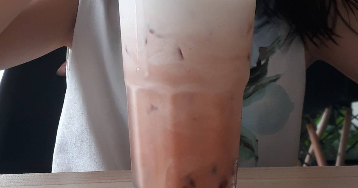 Trà sữa Machiato vị dâu❤❤❤