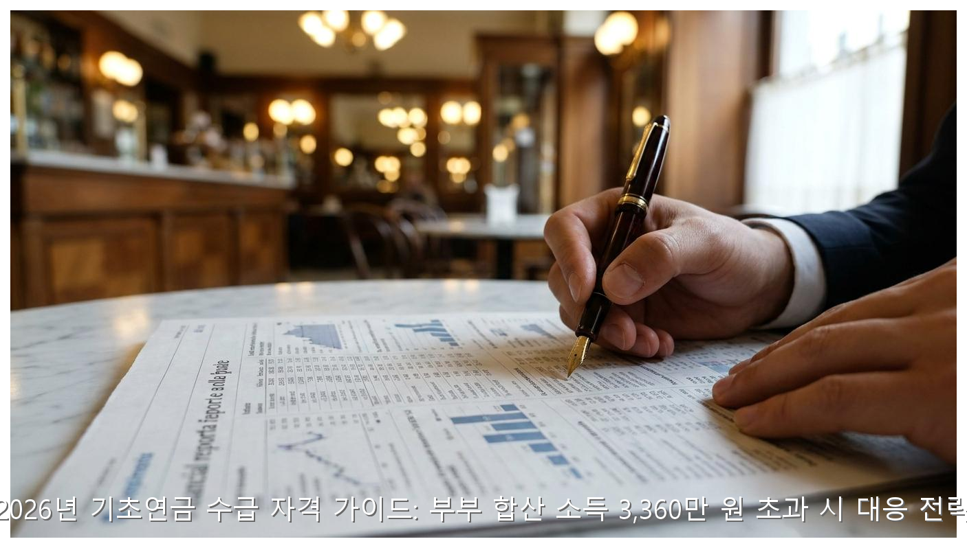 2026년 기초연금 800만 원 지키는 자산 관리법 핵심 안내 및 분석 인포그래픽 (3)