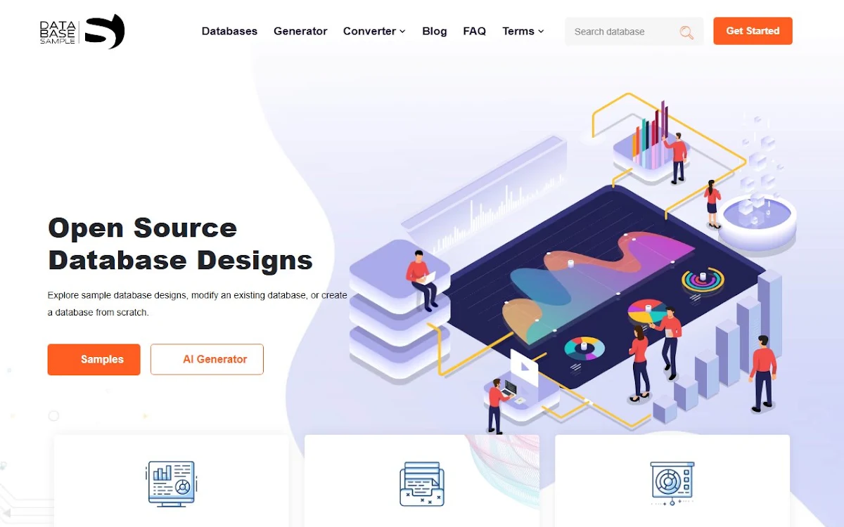 Captura de Open Source Database Designs