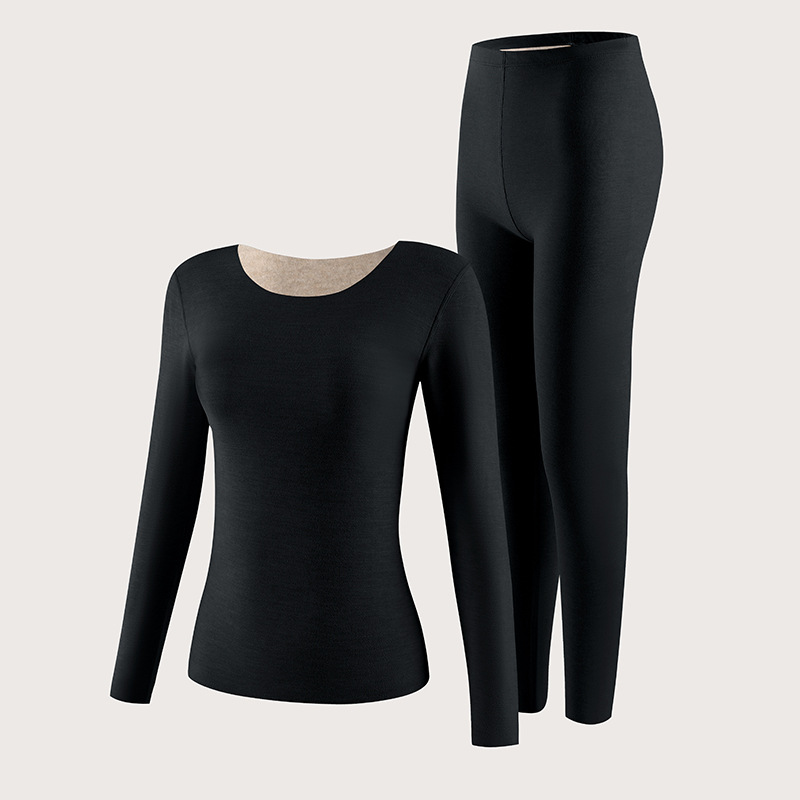 Warming thermo underwear set made of cashmere and silk