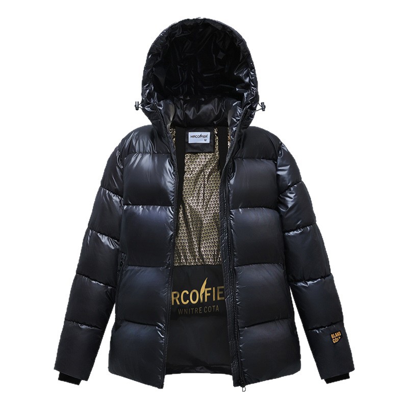 Unisex winter jacket with hood, padded
