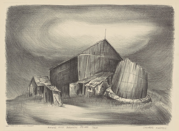 Barn and Broken Down Silo 1935 1943