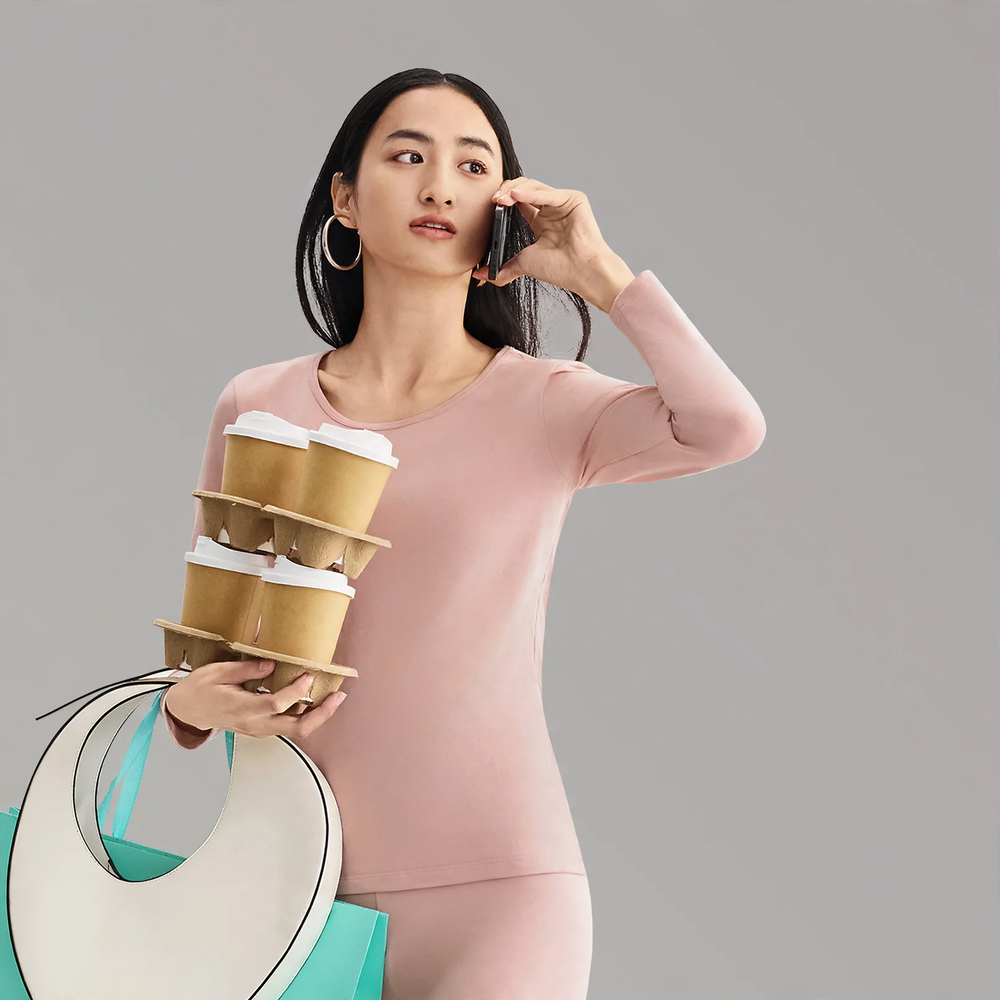 Cotton Thermal Underwear Set for Men and Women