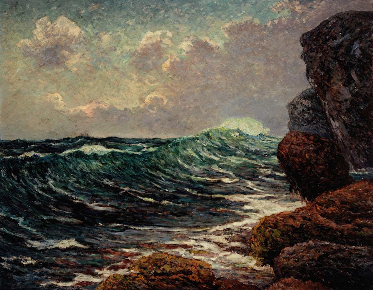 La marée montante à Port Blanc 1914