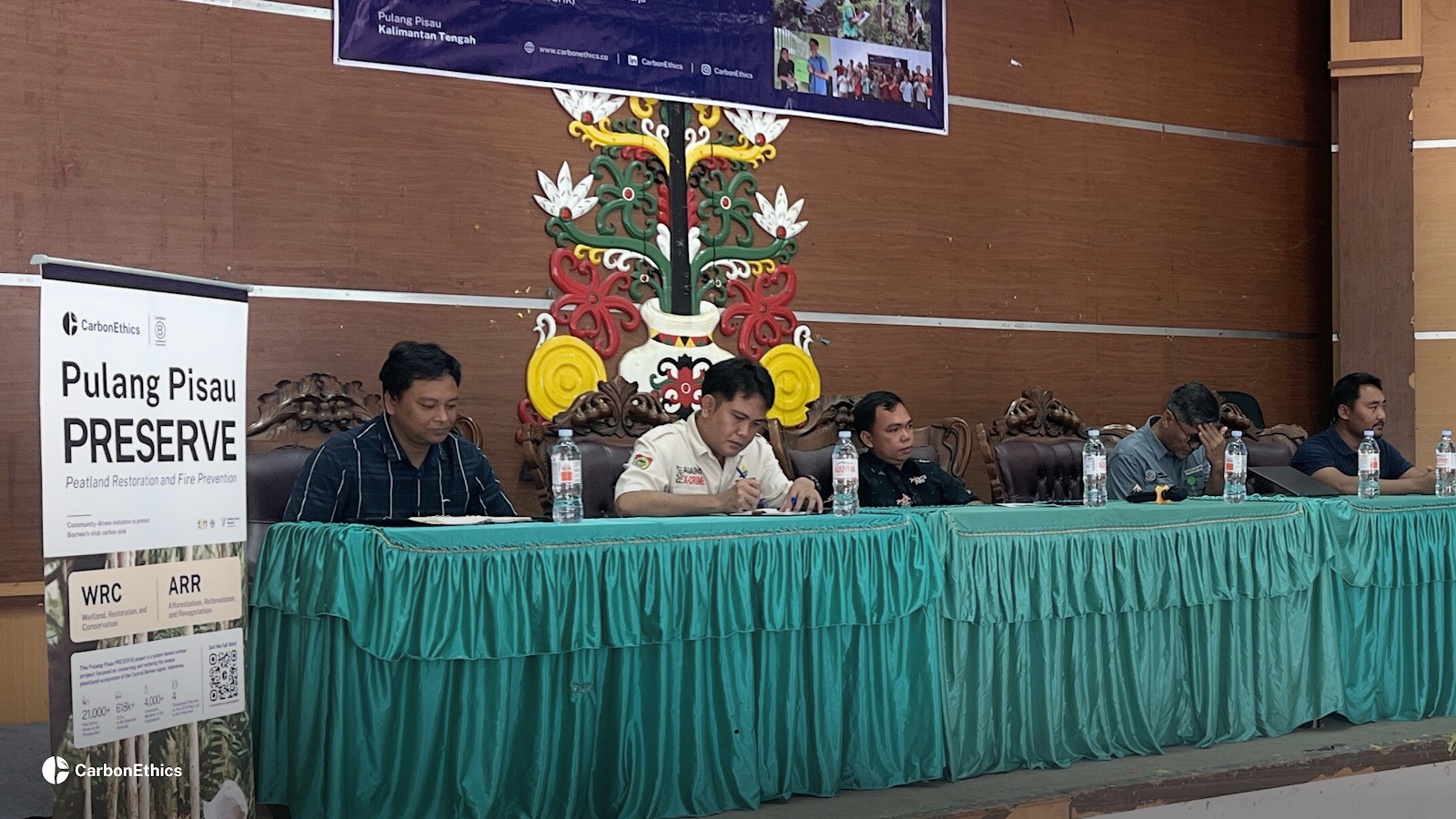 the forest protection patrol system in the Pulang Pisau PRESERVE