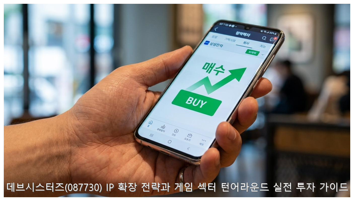 데브시스터즈(087730) IP 확장 전략과 게임 섹터 턴어라운드 실전 투자 가이드 핵심 안내 및 분석 인포그래픽 (7)