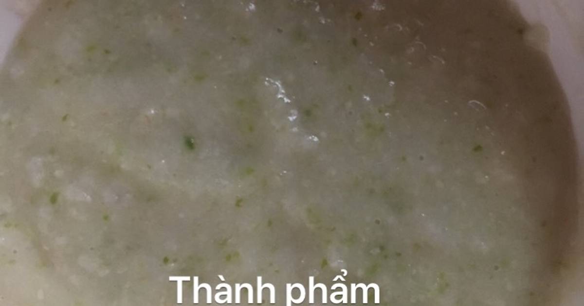 Cháo yến mạch đậu ve phomai rắc