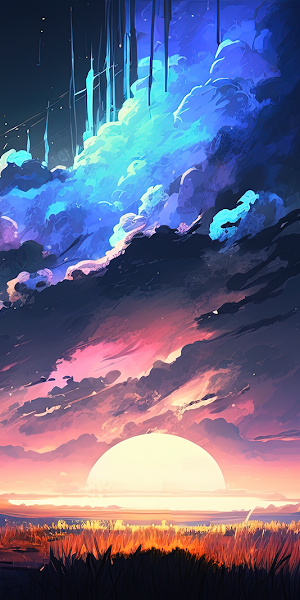 Uomi, Ai Art, Illustration, Artwork, Landscape  Wallpaper Background