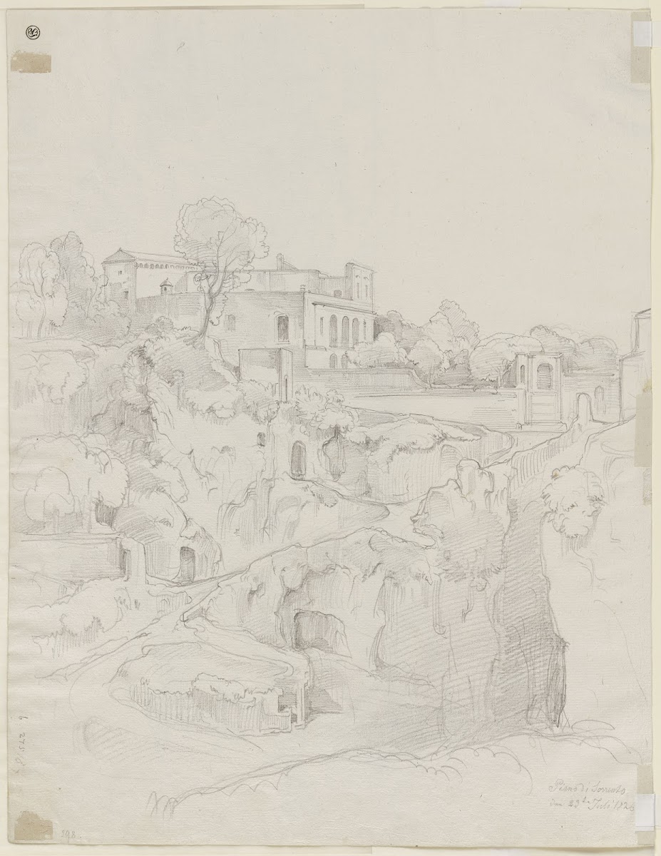 Ansicht von Piano di Sorrento 1826