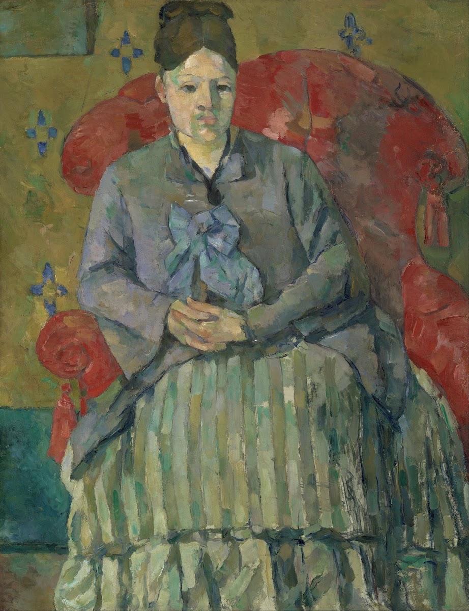 Madame Cézanne in a Red Armchair about 1877