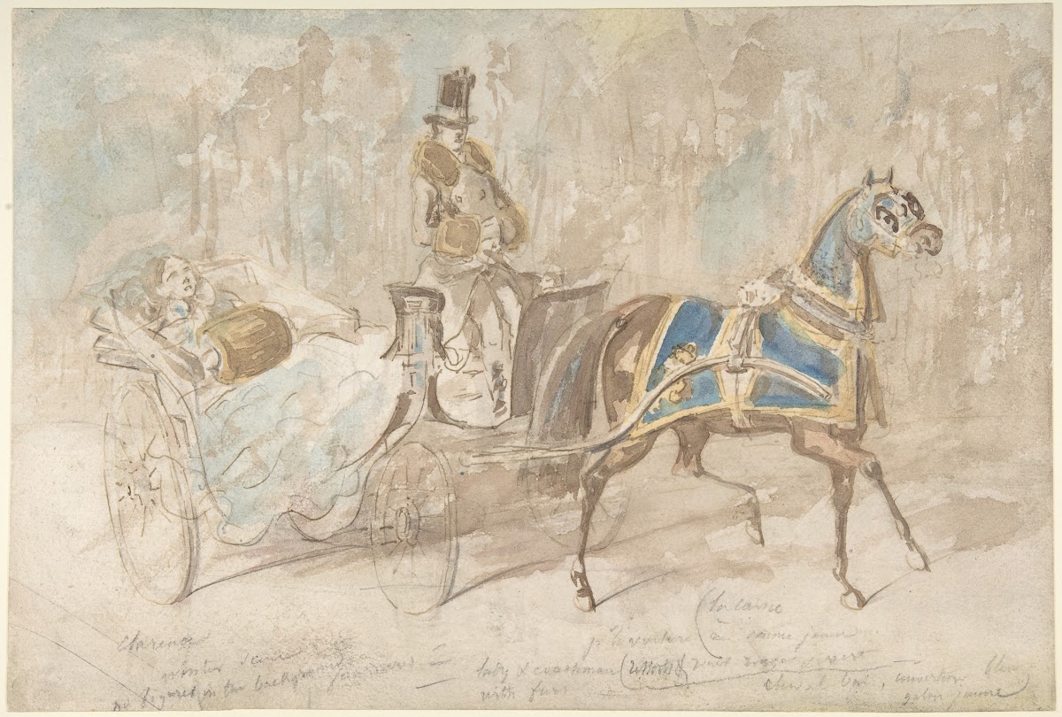 Winter Drive 19th century