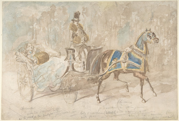 Winter Drive 19th century