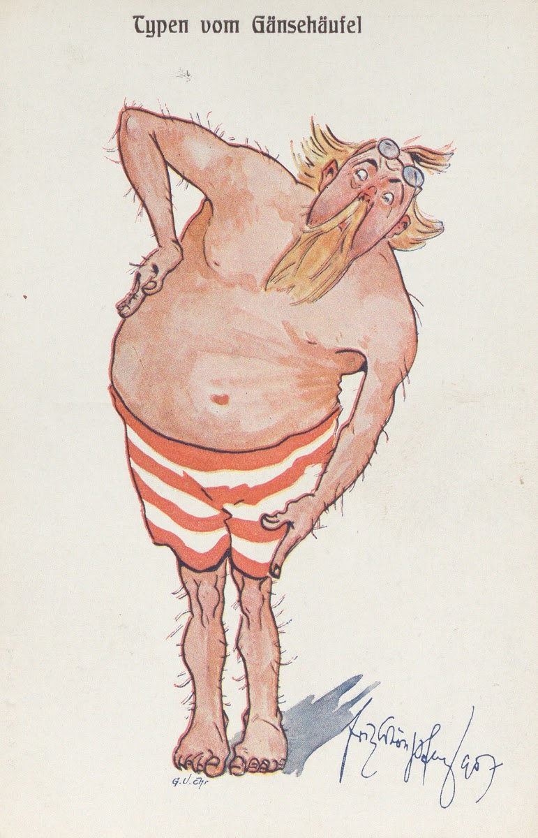 Typen vom Gänsehäufel 1907
