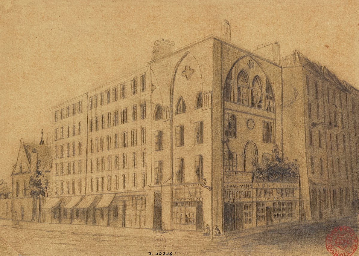 Les Mathurins 62 rue Saint Jacques actuel 5ème arrondissement 1860