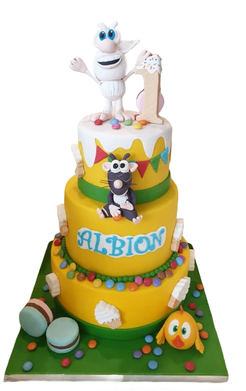 Booba Kids Birthday Cake CB-NC439