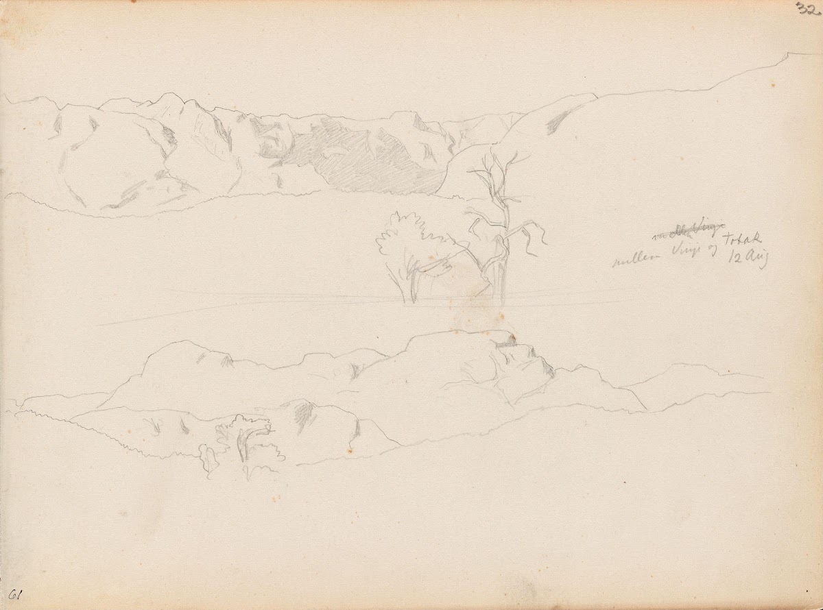 Landskap mellom Vinje og Totak 1854