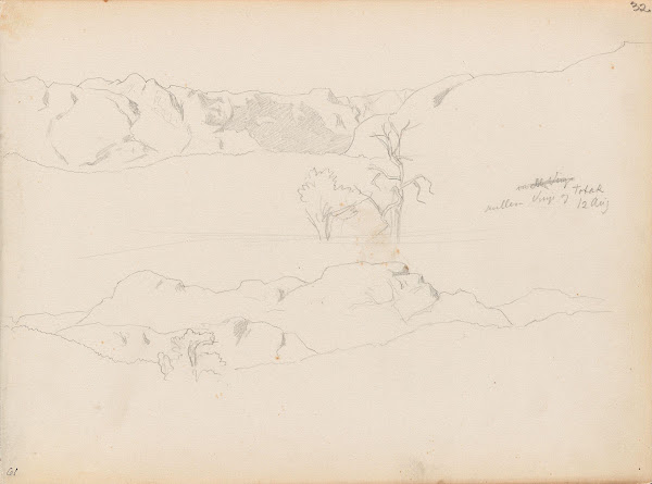 Landskap mellom Vinje og Totak 1854