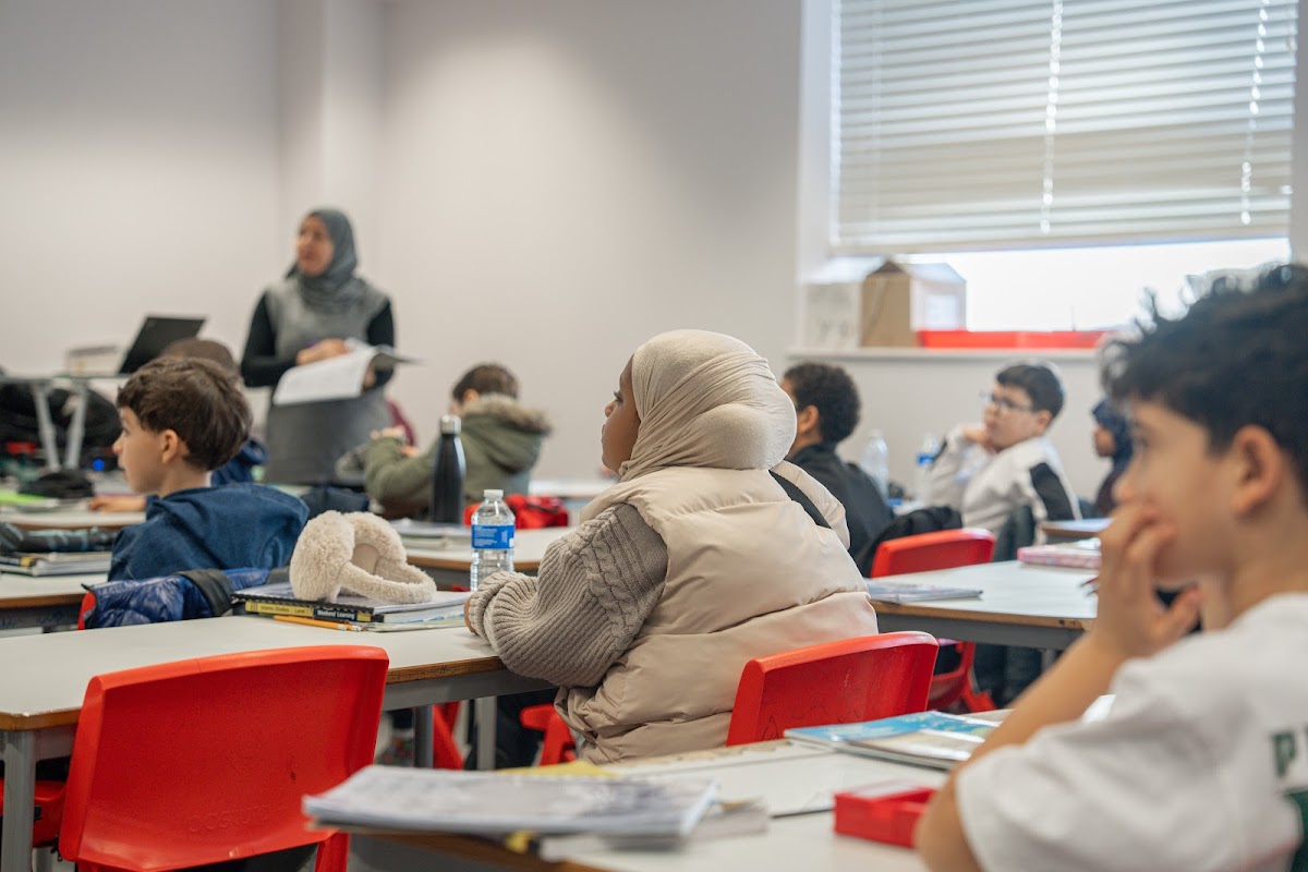 Students focused during a lesson