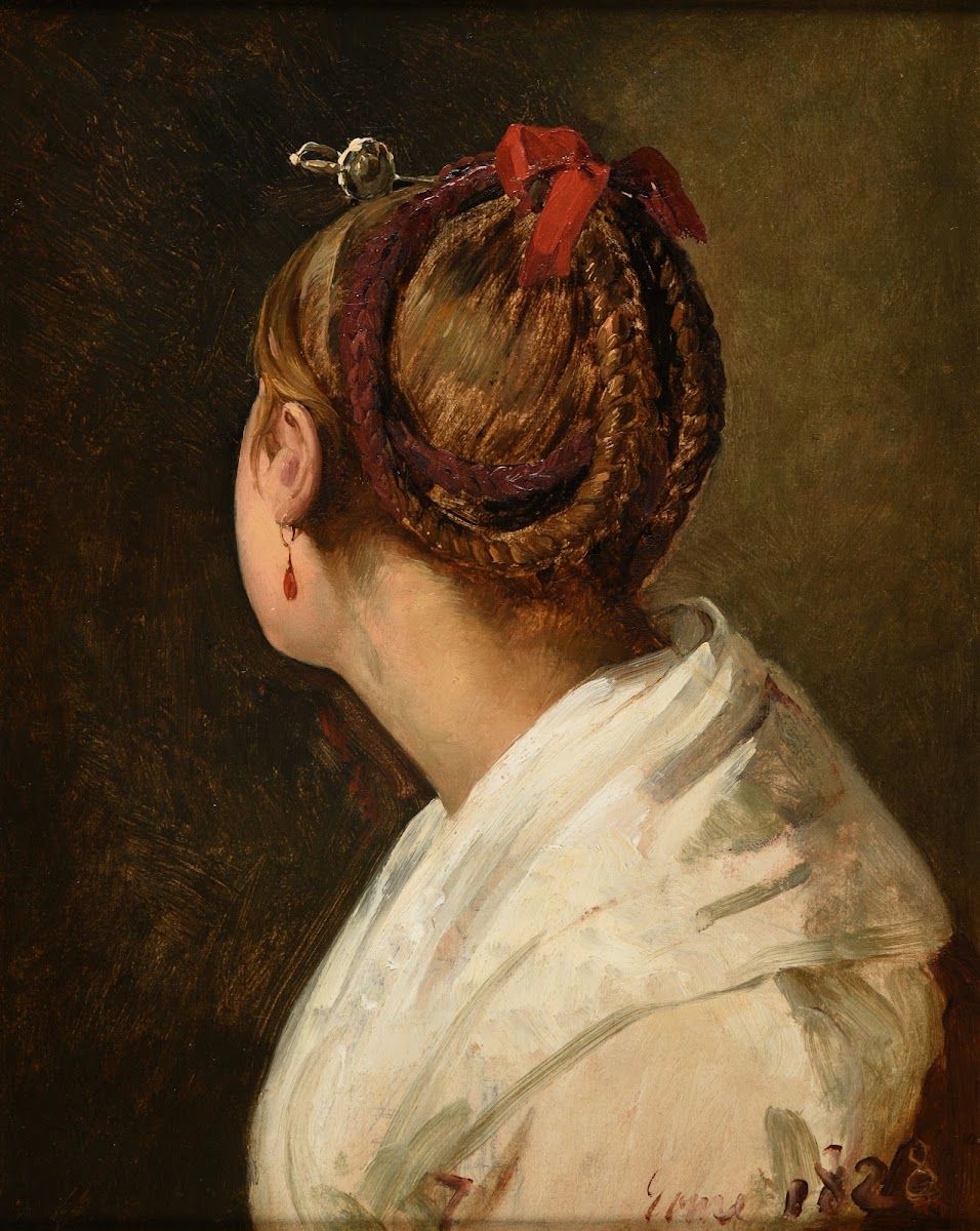 Tête de jeune romaine 1828