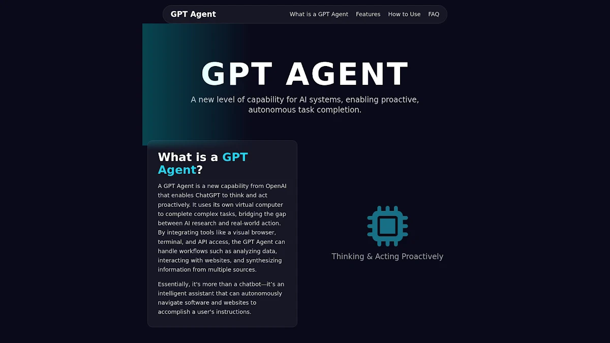 Captura de GPT Agent