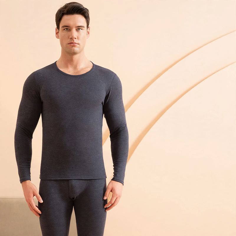 Thermal underwear set made of cashmere-silk blend