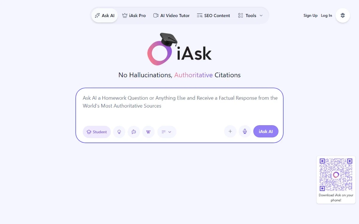 Captura de Answering AI