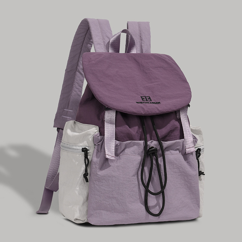 Backpack with Contrast Colors, 20–35 L, Oxford Fabric