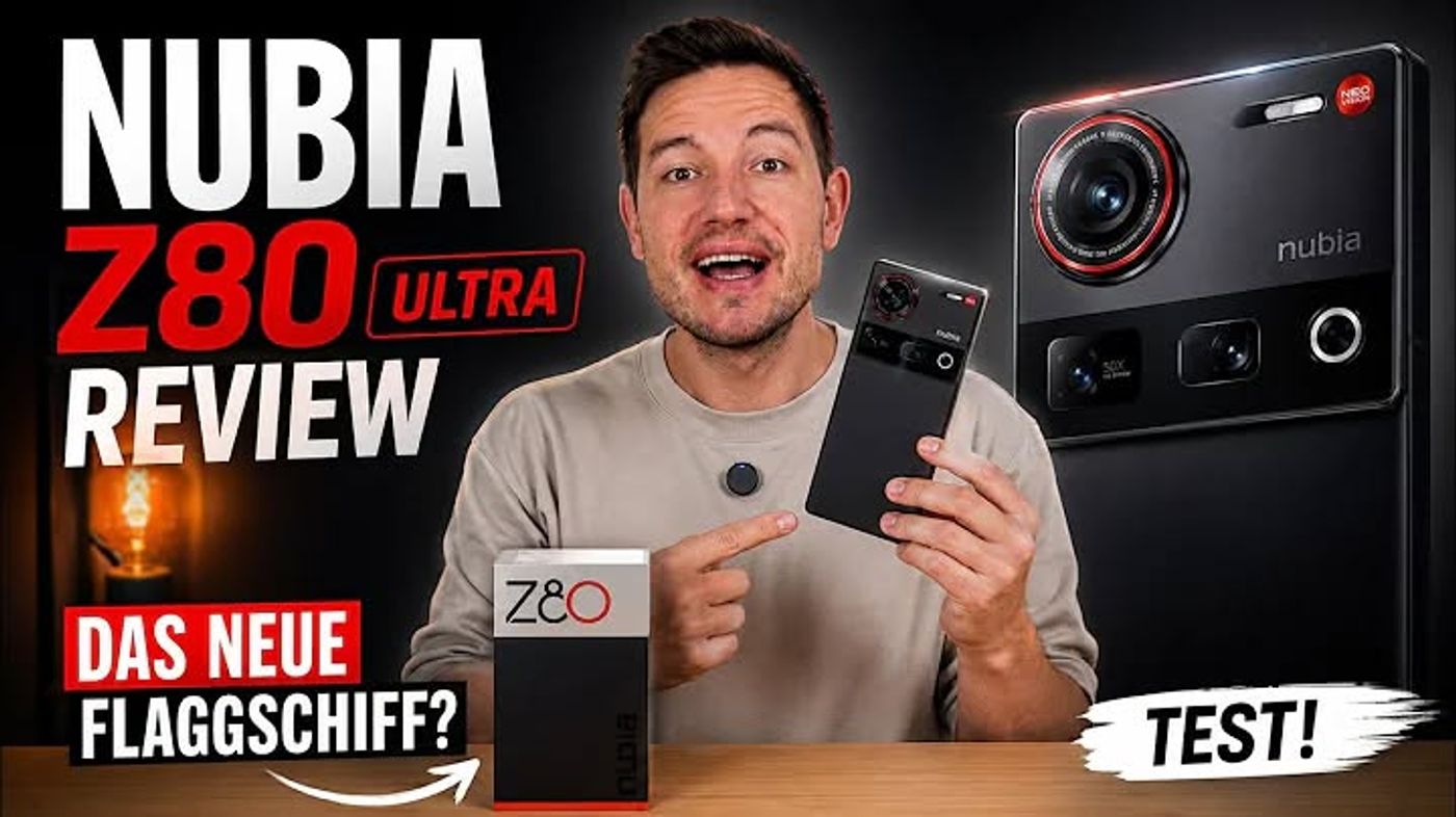 Dieses Smartphone ist ANDERS! nubia Z80 Ultra im Test – Kein Loch, keine Limits!, via YouTube Video 