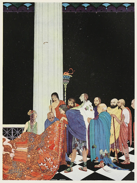 The voyagers examined the web of cloth 1921
