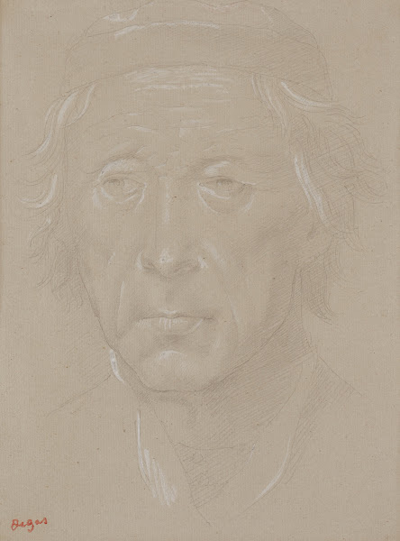 Tête de Vieillard de face c 1860