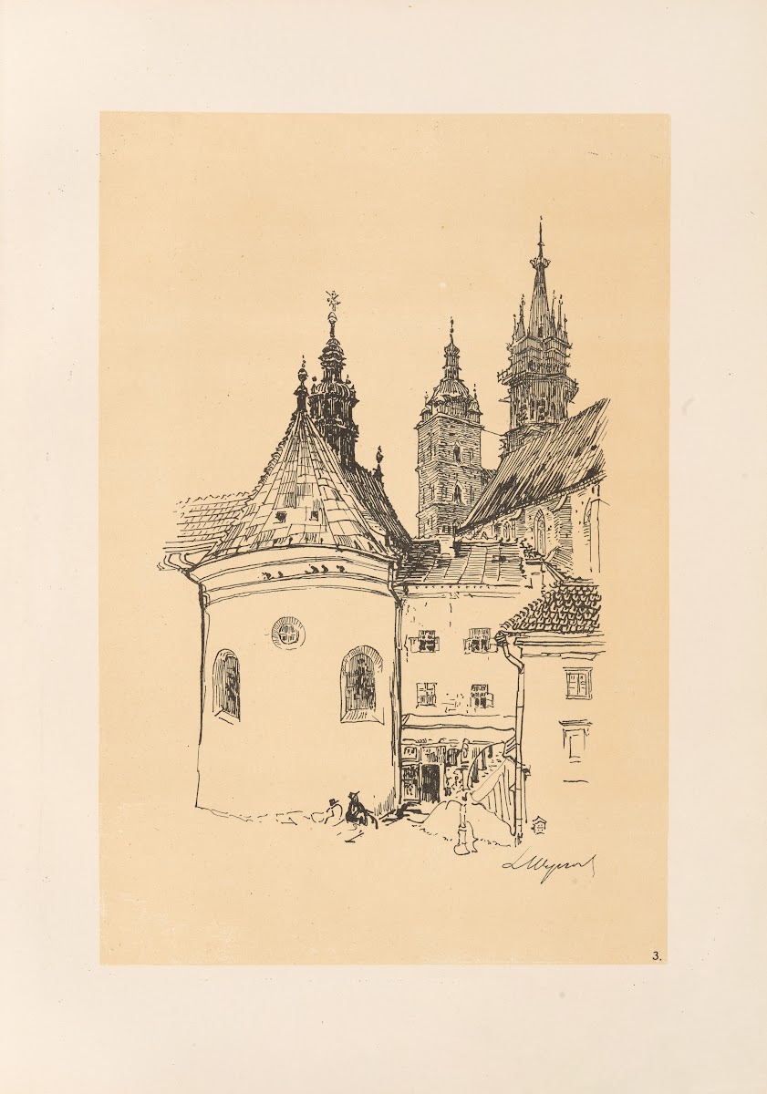 Church of St Marys Church from the Small Market Square 1915