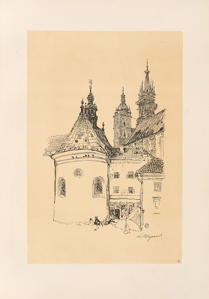 Church of St Marys Church from the Small Market Square 1915