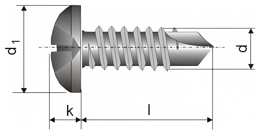 DIN 7504 N – Technical drawing