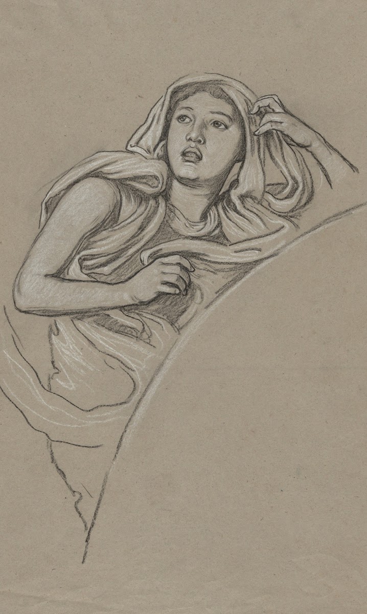 Study for Figure to right ofLuna