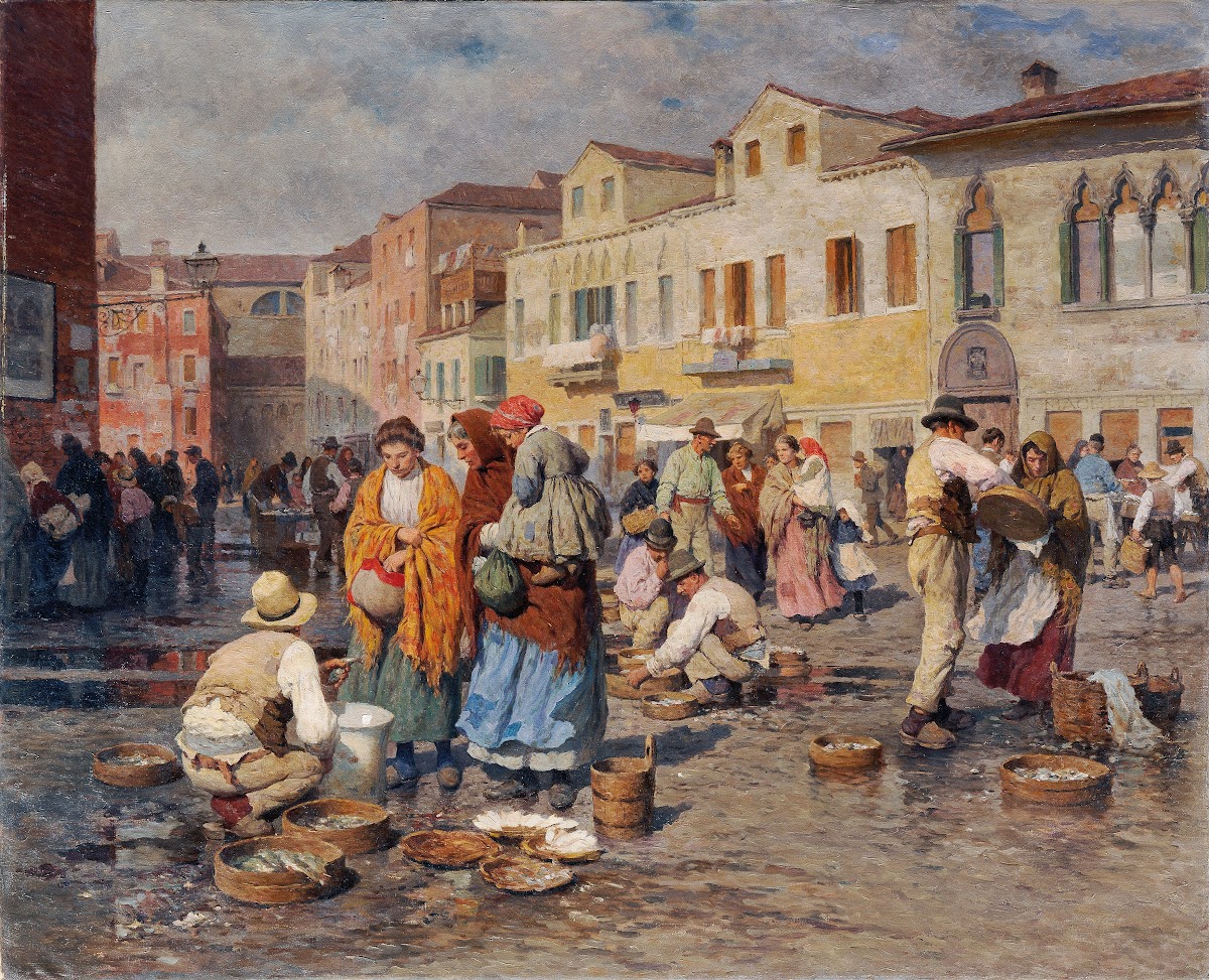 Fischmarkt in Venedig 1944