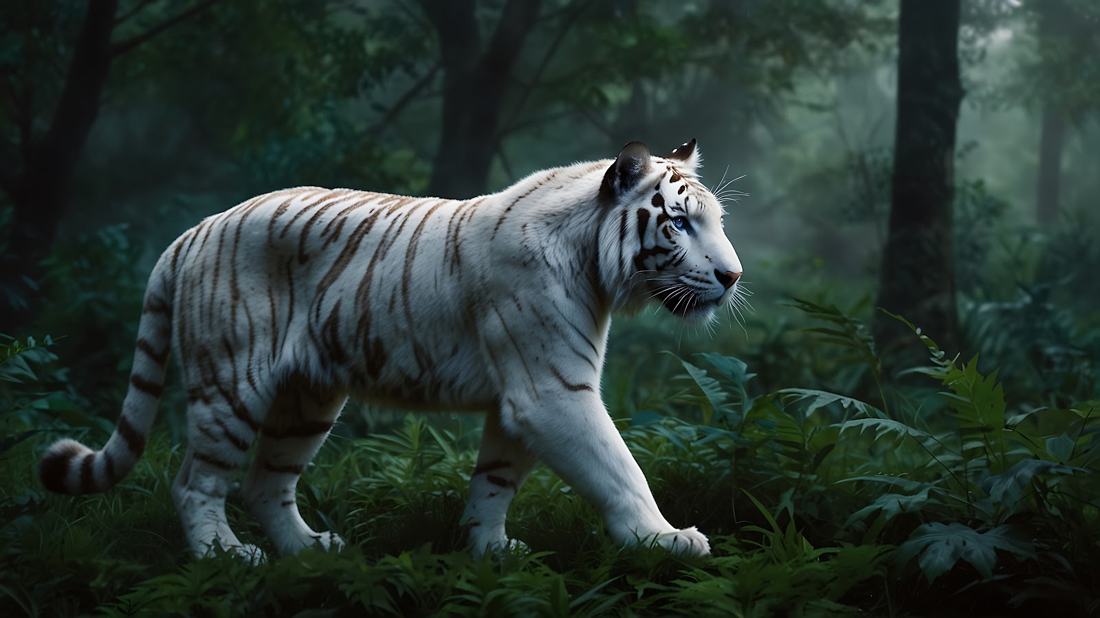 White Tiger Wallpaper