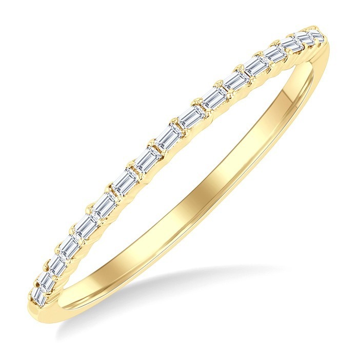 Stackable Baguette Diamond Fashion Band