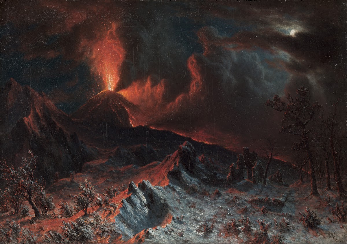 Mount Vesuvius at Midnight 1868