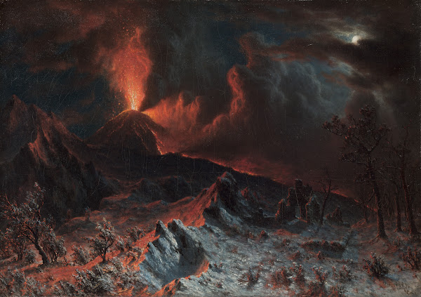 Mount Vesuvius at Midnight 1868