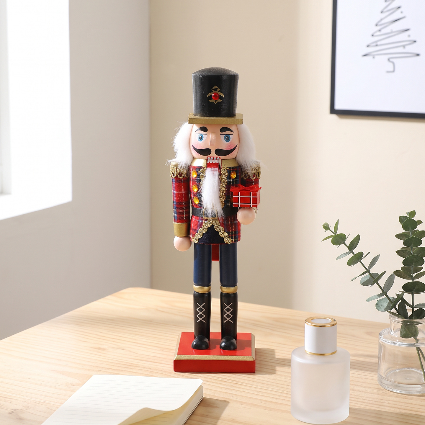 Nussknacker-Figur, 25 cm, Holz, handbemalt