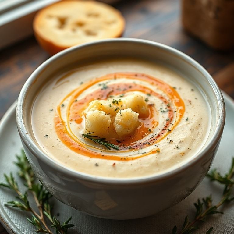 Heavenly Creamy Spiced Cauliflower Soup for Cozy Nights – Easy Homemade Comfort Food finished